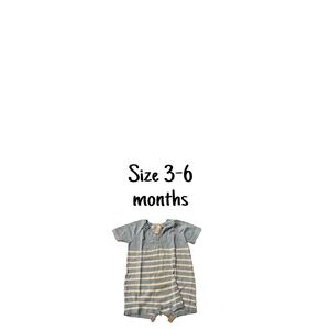 Striped Baby Romper